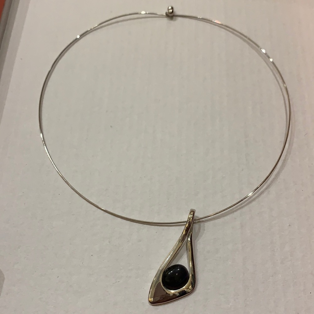 Silver Lia Sophia Wire Necklace